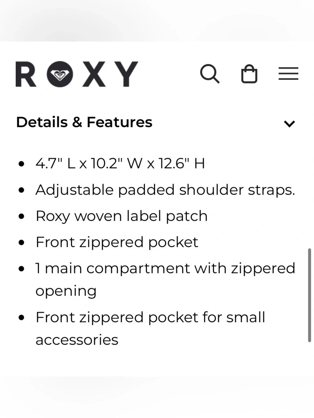 Roxy Floral Canvas Backpack in Black, Pink, Coral and Green